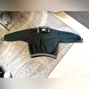 Vintage California Outerwear dark/forest green windbreaker.